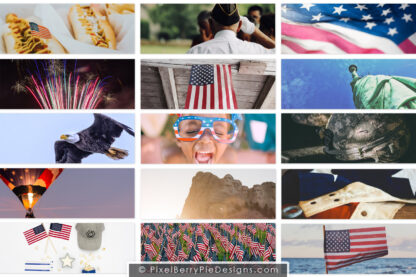 Patriotic U.S. Facebook Cover Pack