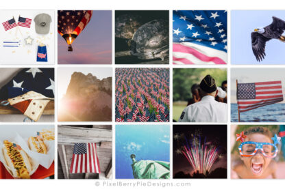 DIY Instagram Photos, Patriotic Package