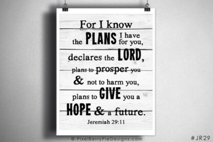 Jeremiah 29:11 - JR29