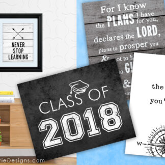 Choose any our 13 styles for graduation prints