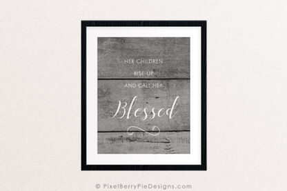 Christian Scripture Mother's Day Print